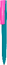 Ручка ZETA SOFT MIX Бирюзовая с розовым 1024.16.10