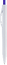 Ручка IGLA COLOR Белая с синей кнопкой 1033.01