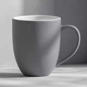 Кружка с покрытием soft-touch “Tulip Gum”, средне-серый NEW Cool gray 7C