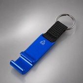 Брелок с подставкой для телефона из переработанного алюминия 