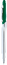 Ручка ARIS SOFT MIRROR Зеленая 3066.02